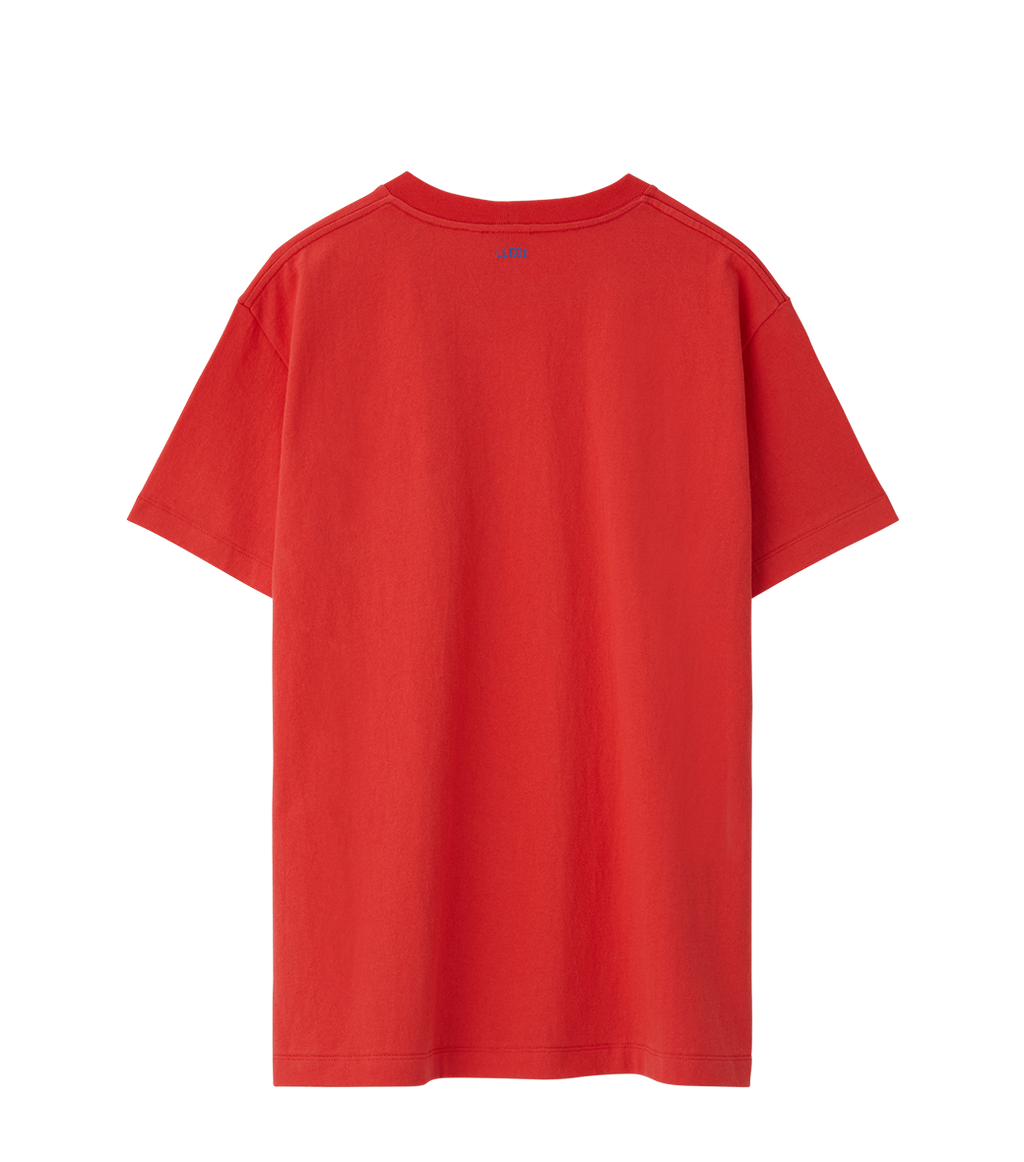 Llege - Back Logo Pocket T-Shirt (Red) product image 2 | TRAB K-Fashion Australia