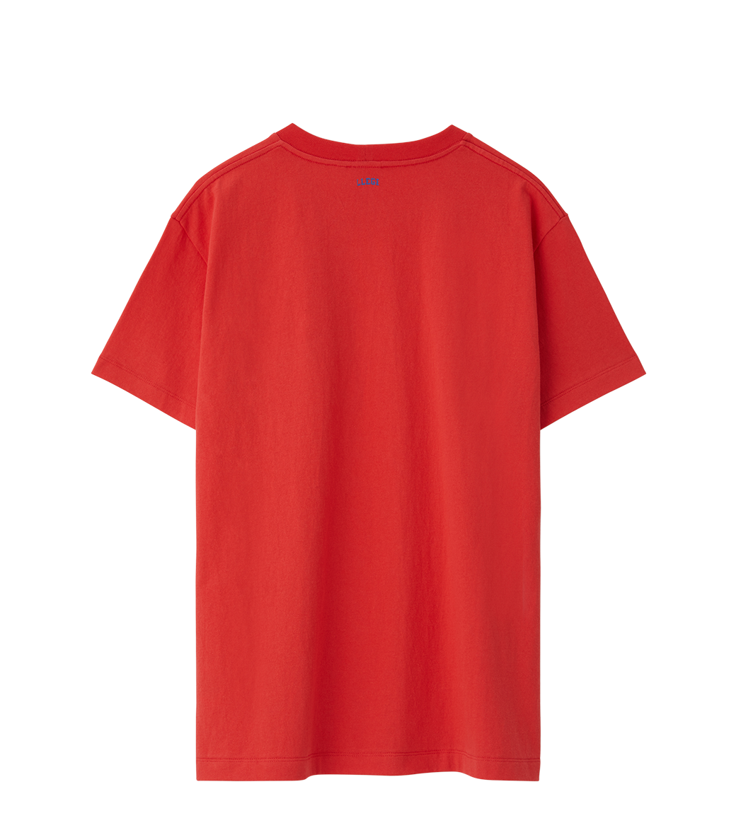 Llege - Back Logo Pocket T-Shirt (Red) product image 2 | TRAB K-Fashion Australia