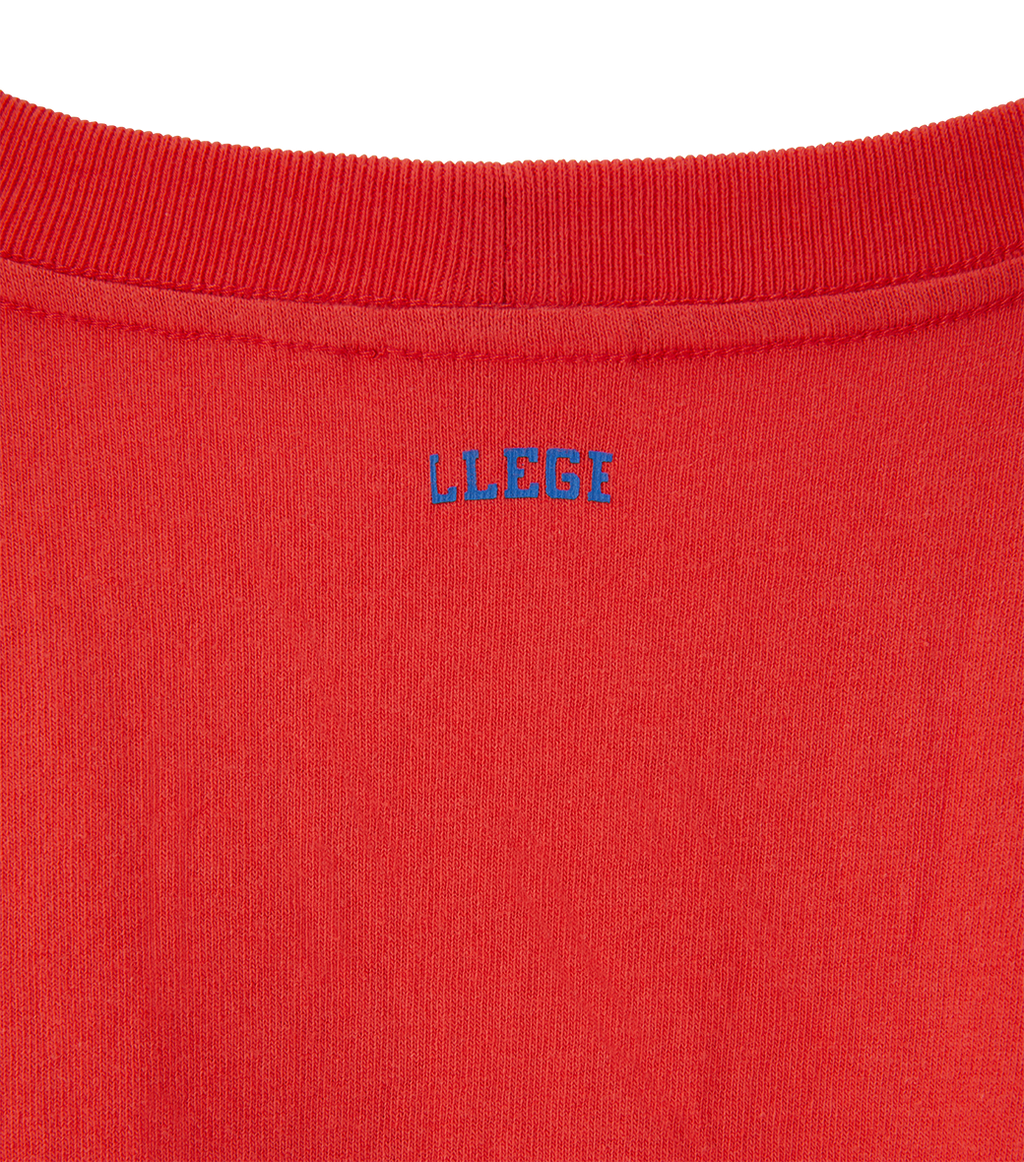 Llege - Back Logo Pocket T-Shirt (Red) product image 3 | TRAB K-Fashion Australia