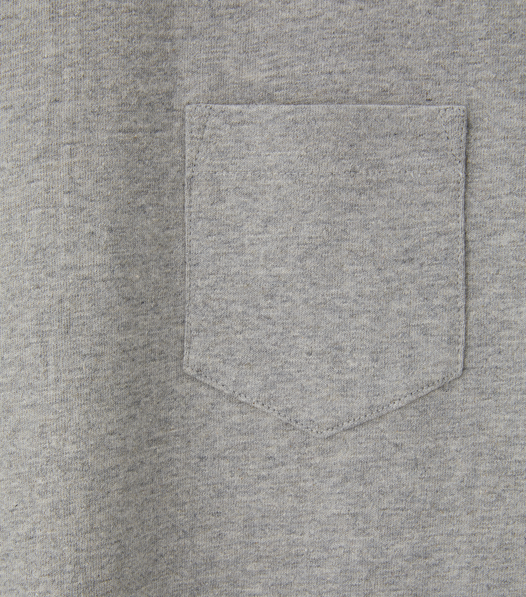 Llege - Back Logo Pocket T-Shirt (Grey) product image 4 | TRAB K-Fashion Australia