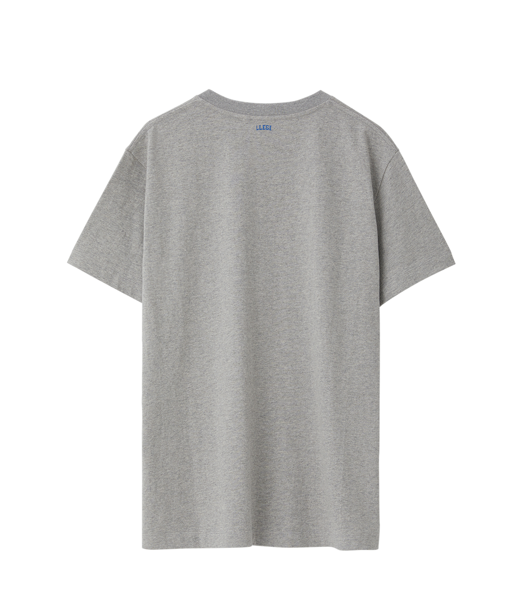 Llege - Back Logo Pocket T-Shirt (Grey) product image 2 | TRAB K-Fashion Australia