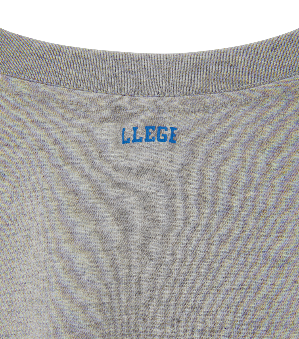 Llege - Back Logo Pocket T-Shirt (Grey) product image 3 | TRAB K-Fashion Australia