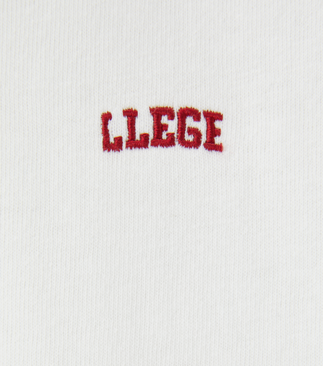 Llege - Llege Logo Ringer T-Shirt (Off White) product image 3 | TRAB K-Fashion Australia