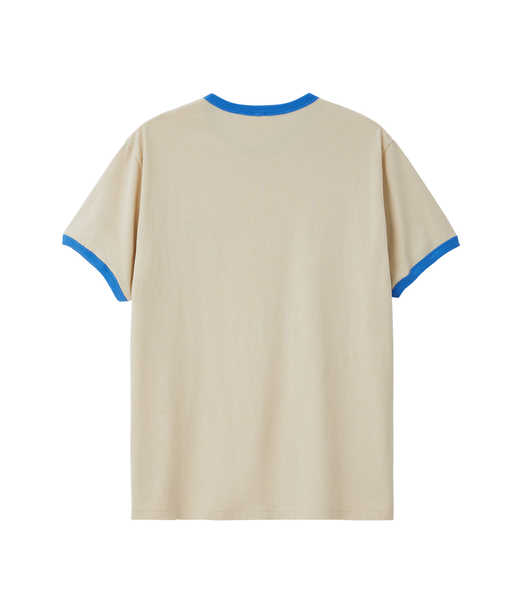 Llege - Llege Logo Ringer T-Shirt (Beige) product image 2 | TRAB K-Fashion Australia