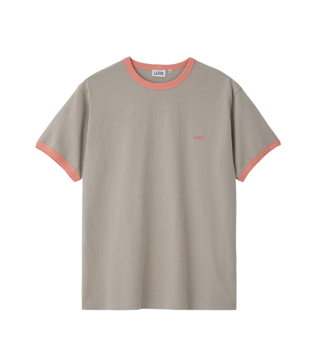 Llege - Llege Logo Ringer T-Shirt (Grey) product image 1 | TRAB K-Fashion Australia