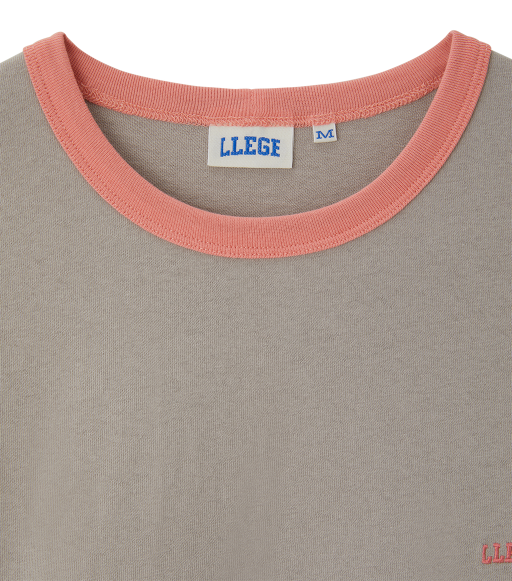 Llege - Llege Logo Ringer T-Shirt (Grey) product image 4 | TRAB K-Fashion Australia
