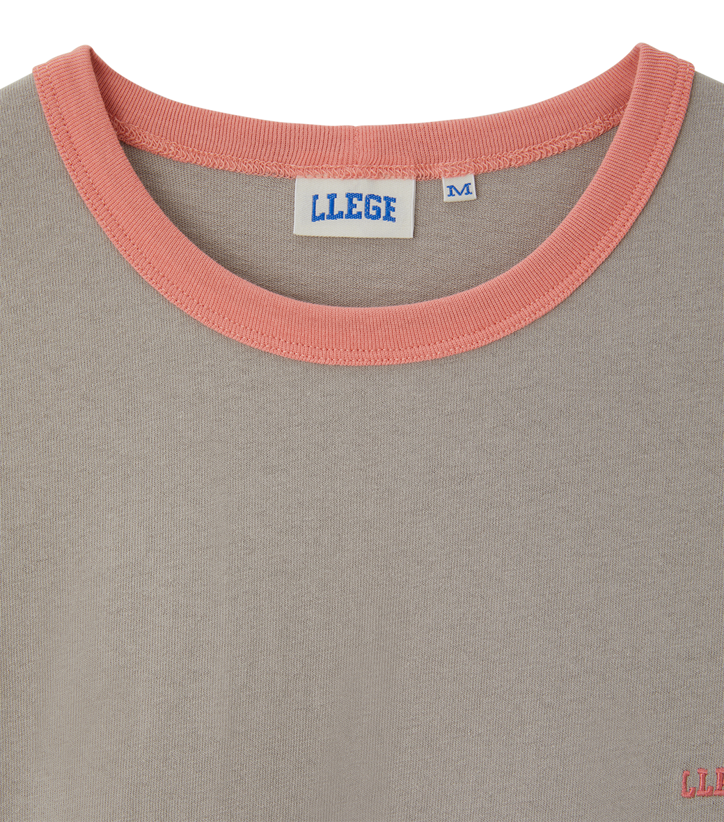 Llege - Llege Logo Ringer T-Shirt (Grey) product image 4 | TRAB K-Fashion Australia
