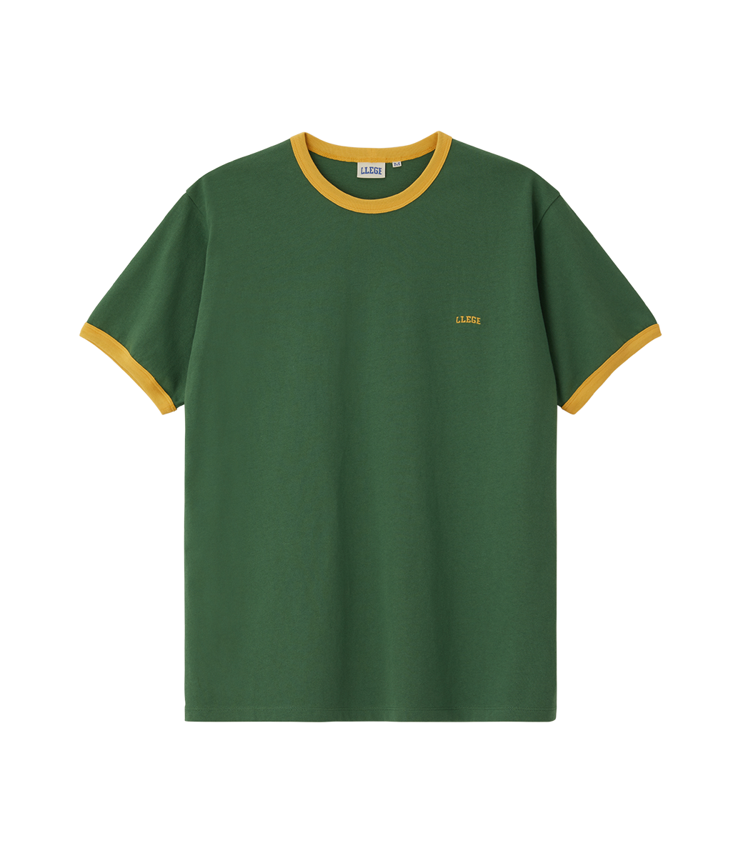Llege - Llege Logo Ringer T-Shirt (Green) product image 1 | TRAB K-Fashion Australia