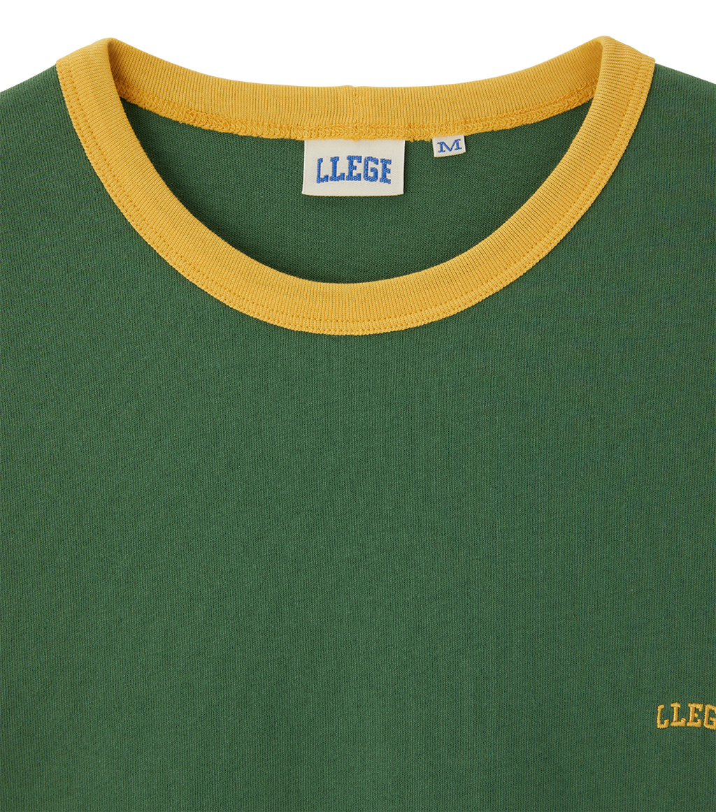 Llege - Llege Logo Ringer T-Shirt (Green) product image 4 | TRAB K-Fashion Australia
