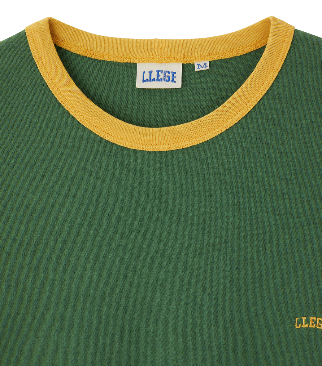 Llege - Llege Logo Ringer T-Shirt (Green) product image 4 | TRAB K-Fashion Australia