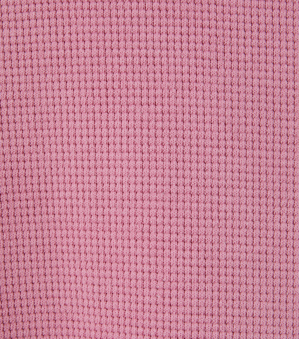 Llege - Oversized Llege Logo Waffle T-Shirt (Pink) product image 5 | TRAB K-Fashion Australia