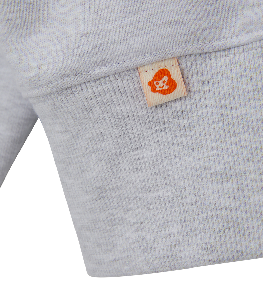 Llege - Jubangwol Heavy Cotton Sweatshirt (Melange Grey) product image 4 | TRAB K-Fashion Australia