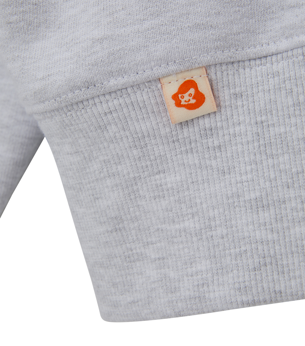 Llege - Jubangwol Heavy Cotton Sweatshirt (Melange Grey) product image 4 | TRAB K-Fashion Australia