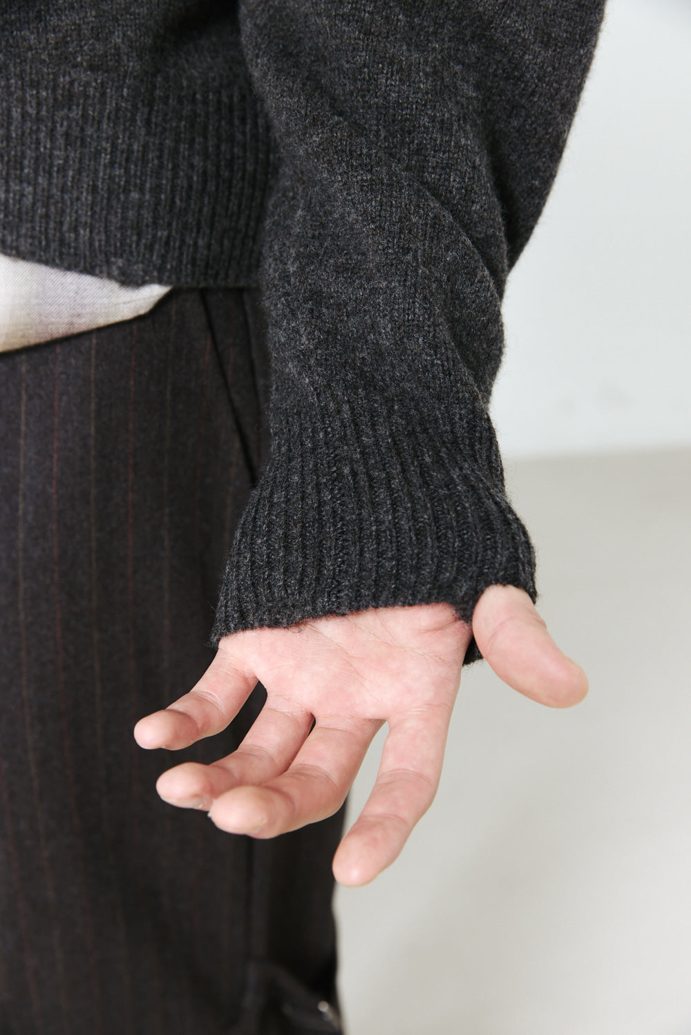 Hatchingroom - Reverse Damage Sweater (Charcoal) product image 14 | TRAB K-Fashion Australia