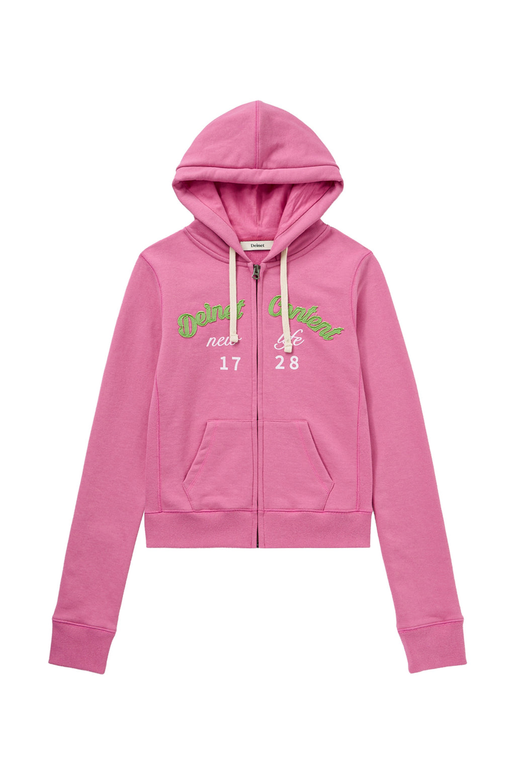 Deinet - Content Slim Hood Zip - Up (Pink) product image 1 | TRAB K-Fashion Australia