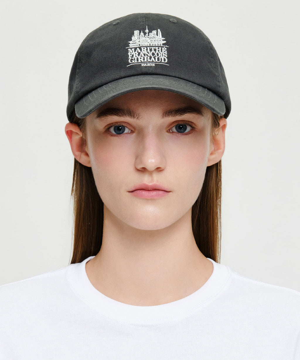 Marithe & Francois Girbaud - Seoul Exclusive Classic Logo Cap (Charcoal) product image 6 | TRAB K-Fashion Australia