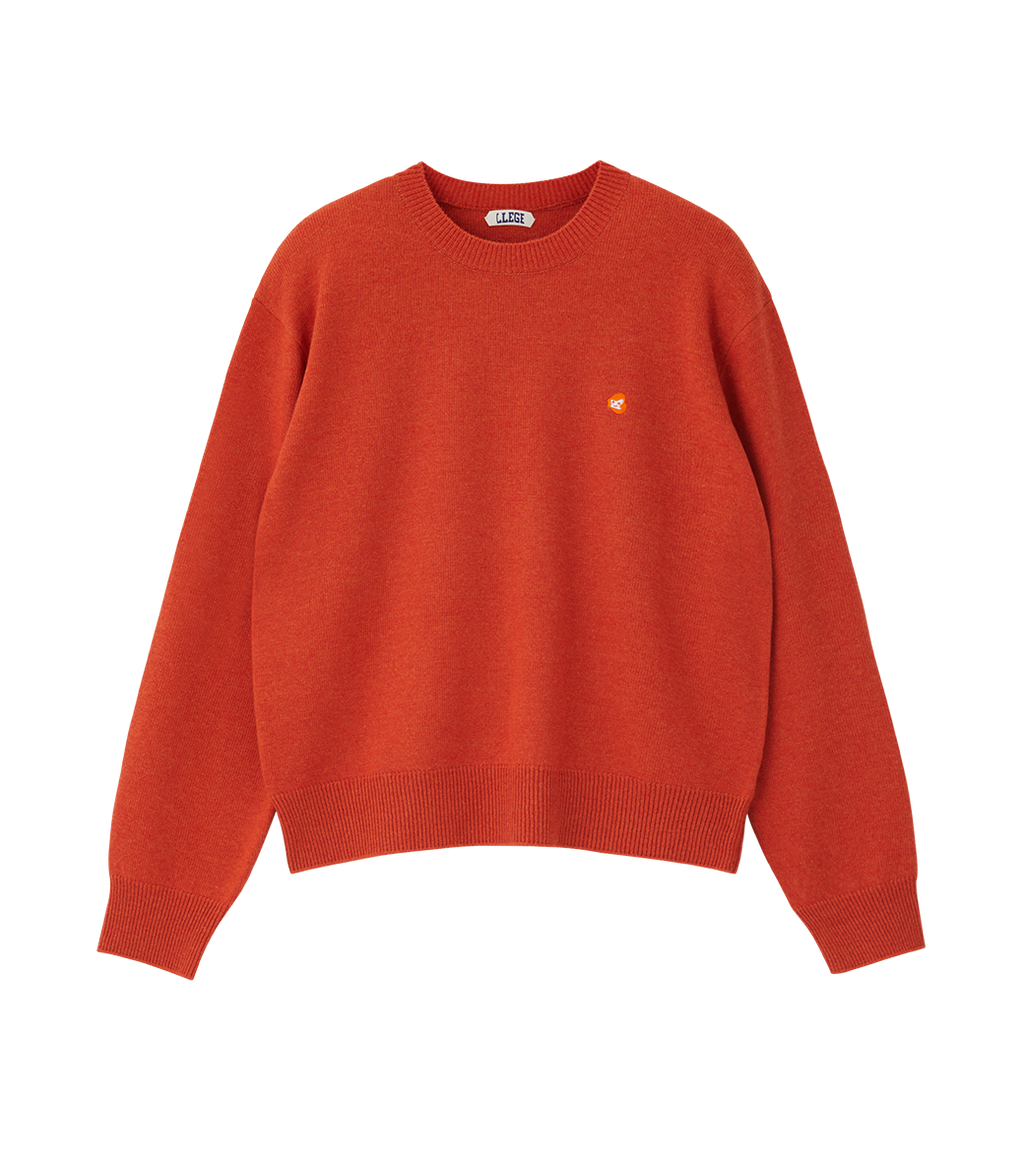 Llege - Jubangwol Signature Sweater (Orange) product image 1 | TRAB K-Fashion Australia