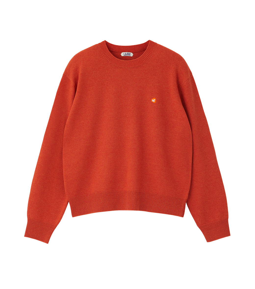 Llege - Jubangwol Signature Sweater (Orange) product image 1 | TRAB K-Fashion Australia
