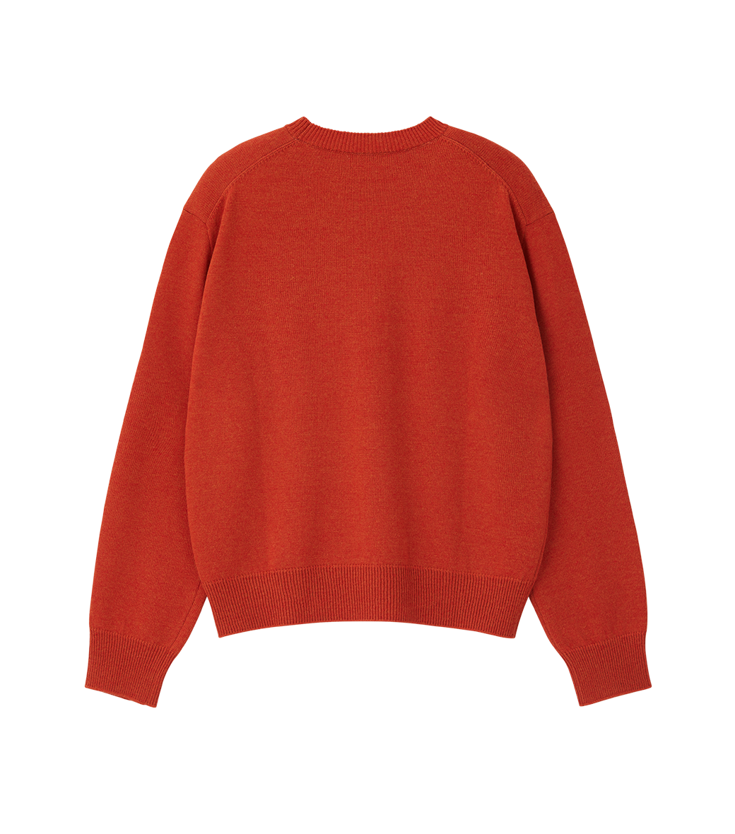 Llege - Jubangwol Signature Sweater (Orange) product image 2 | TRAB K-Fashion Australia