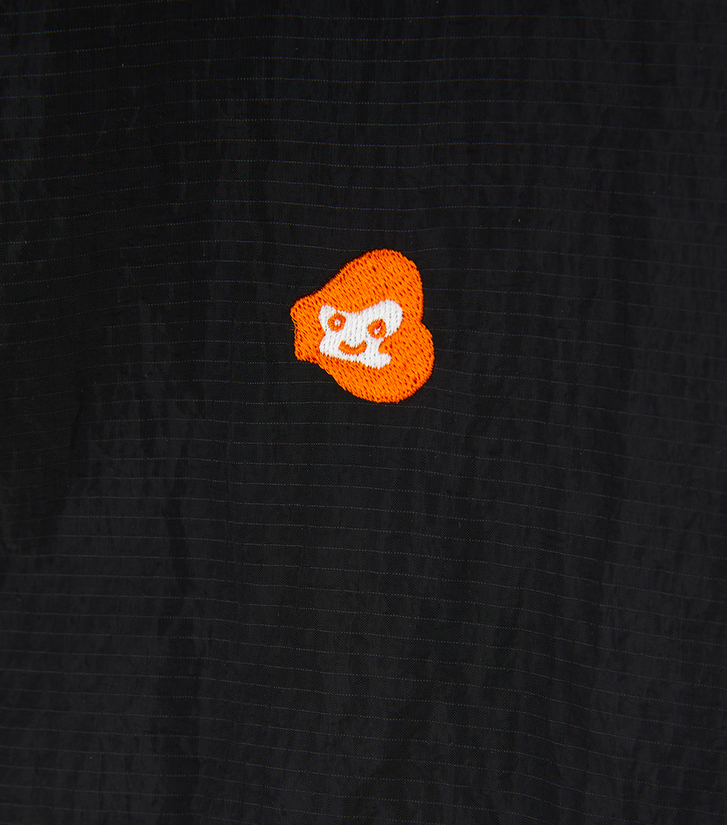 Llege - Jubangwol Logo Nylon Half Zip Up (Black) product image 3 | TRAB K-Fashion Australia