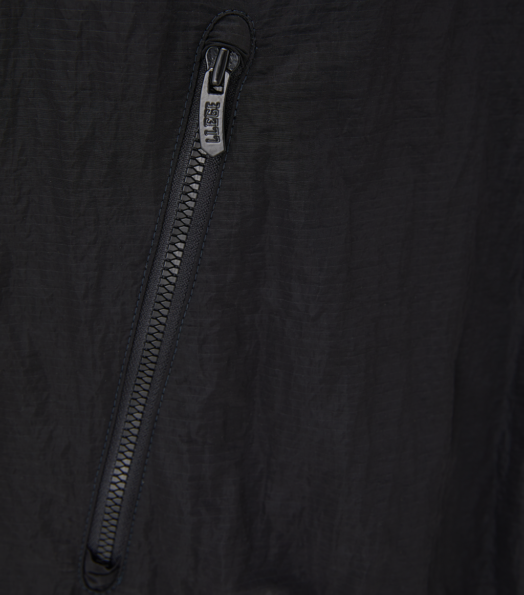 Llege - Jubangwol Logo Nylon Half Zip Up (Black) product image 4 | TRAB K-Fashion Australia