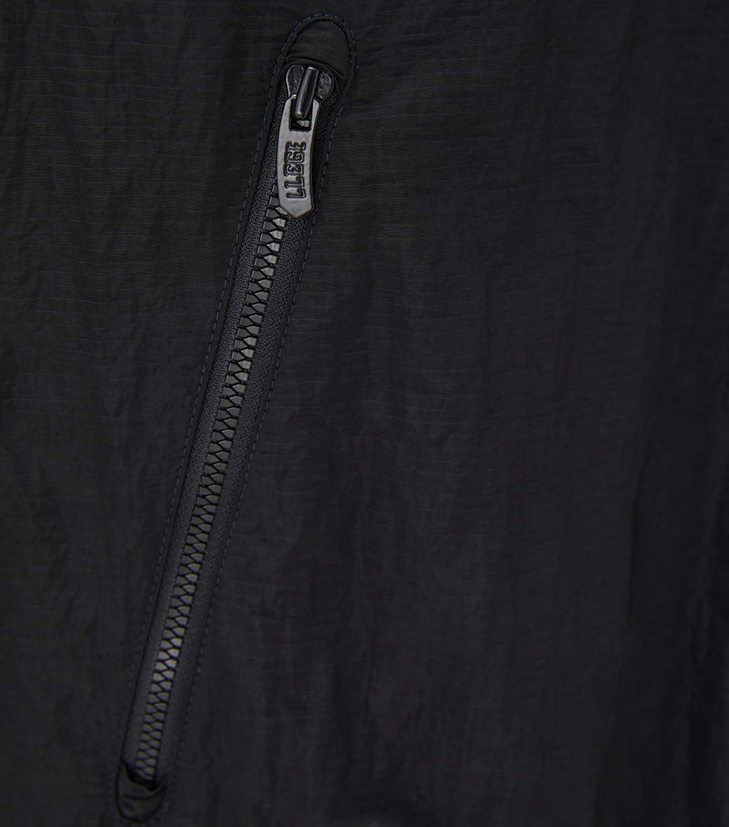 Llege - Jubangwol Logo Nylon Half Zip Up (Black) product image 4 | TRAB K-Fashion Australia