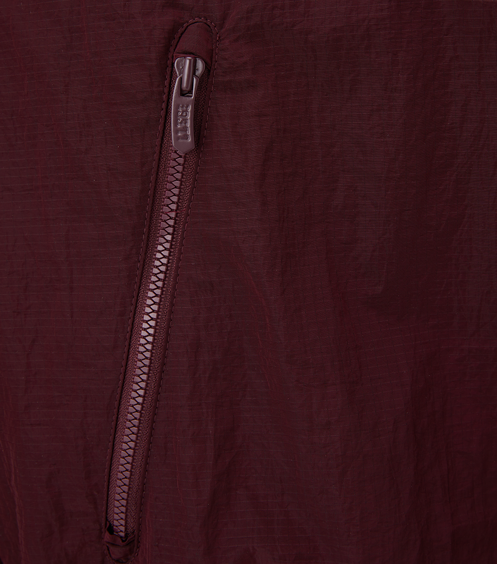 Llege - Jubangwol Logo Nylon Half Zip Up (Burgundy) product image 4 | TRAB K-Fashion Australia