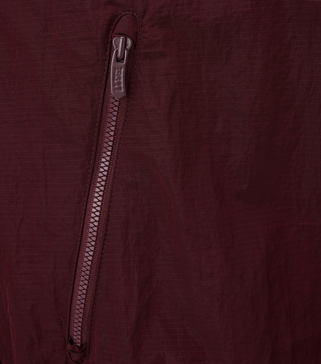Llege - Jubangwol Logo Nylon Half Zip Up (Burgundy) product image 4 | TRAB K-Fashion Australia