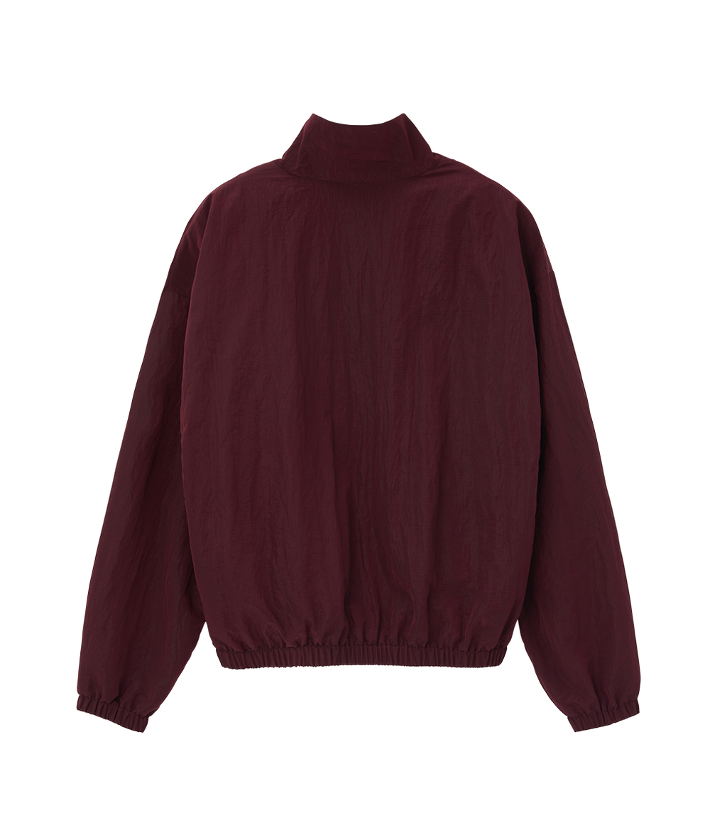 Llege - Jubangwol Logo Nylon Half Zip Up (Burgundy) product image 2 | TRAB K-Fashion Australia