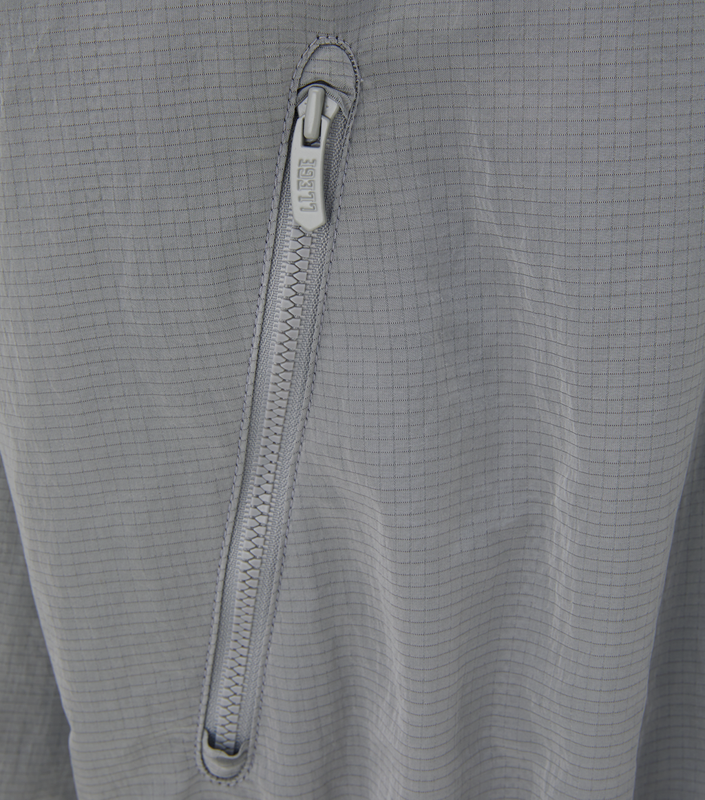 Llege - Jubangwol Logo Nylon Half Zip Up (Grey) product image 4 | TRAB K-Fashion Australia