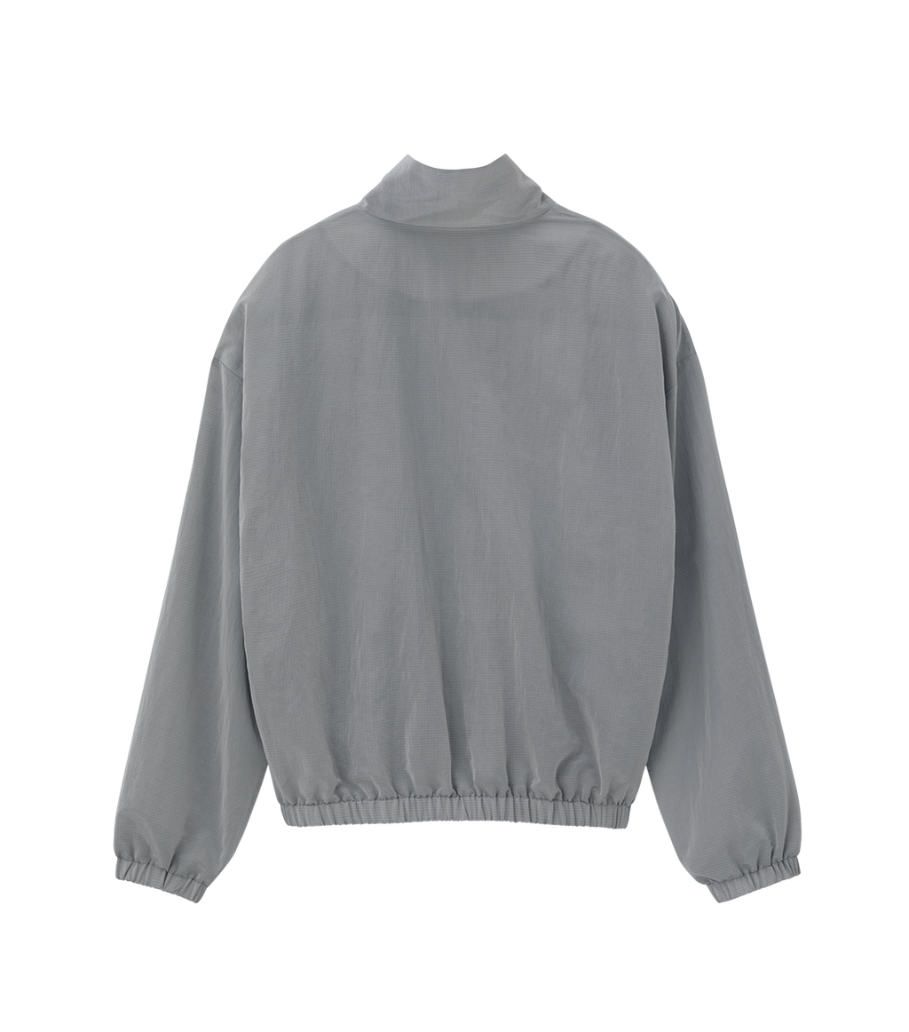 Llege - Jubangwol Logo Nylon Half Zip Up (Grey) product image 2 | TRAB K-Fashion Australia