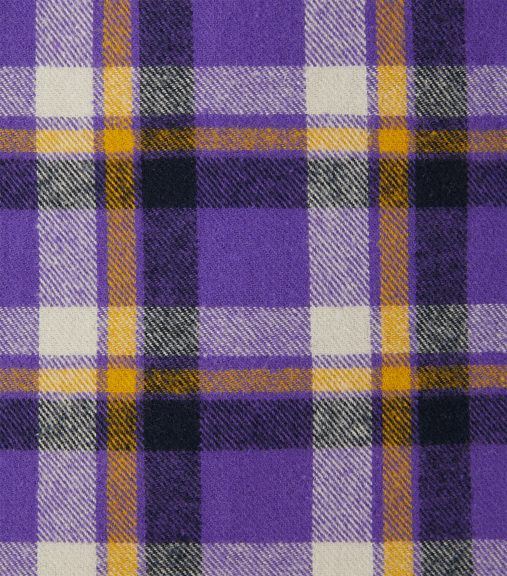 Llege - Check Flannel Boarder Shirt (Purple) product image 5 | TRAB K-Fashion Australia
