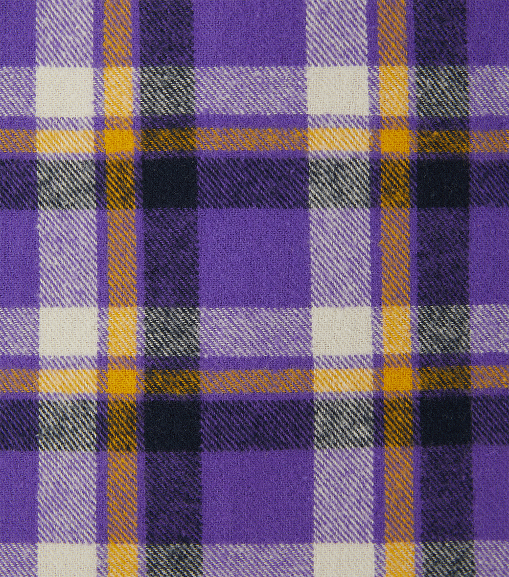 Llege - Check Flannel Boarder Shirt (Purple) product image 5 | TRAB K-Fashion Australia