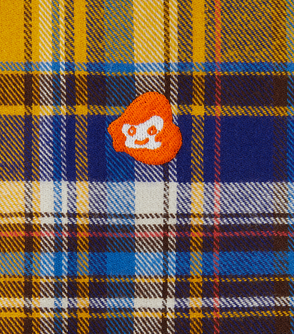 Llege - Check Flannel Boarder Shirt (Yellow) product image 3 | TRAB K-Fashion Australia