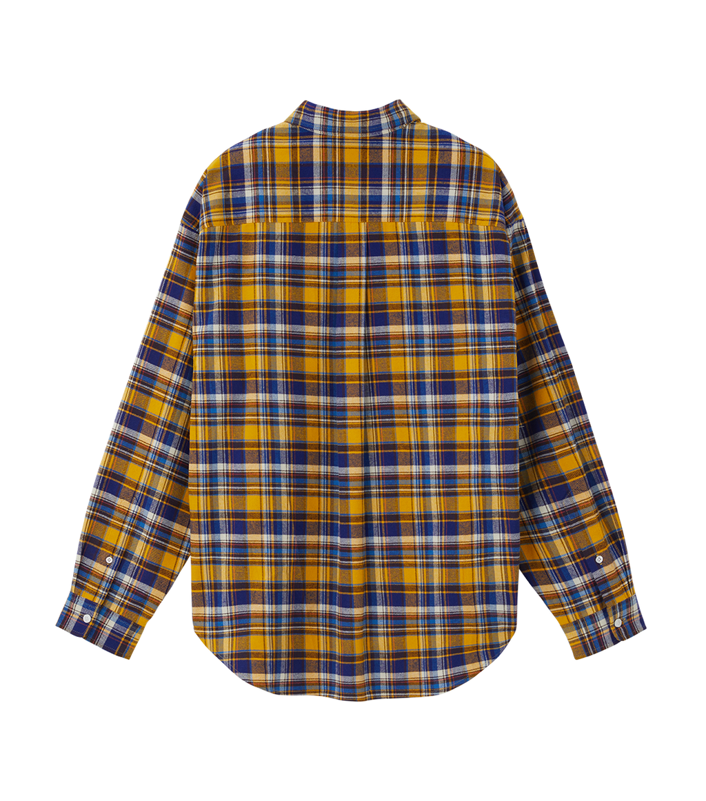 Llege - Check Flannel Boarder Shirt (Yellow) product image 2 | TRAB K-Fashion Australia