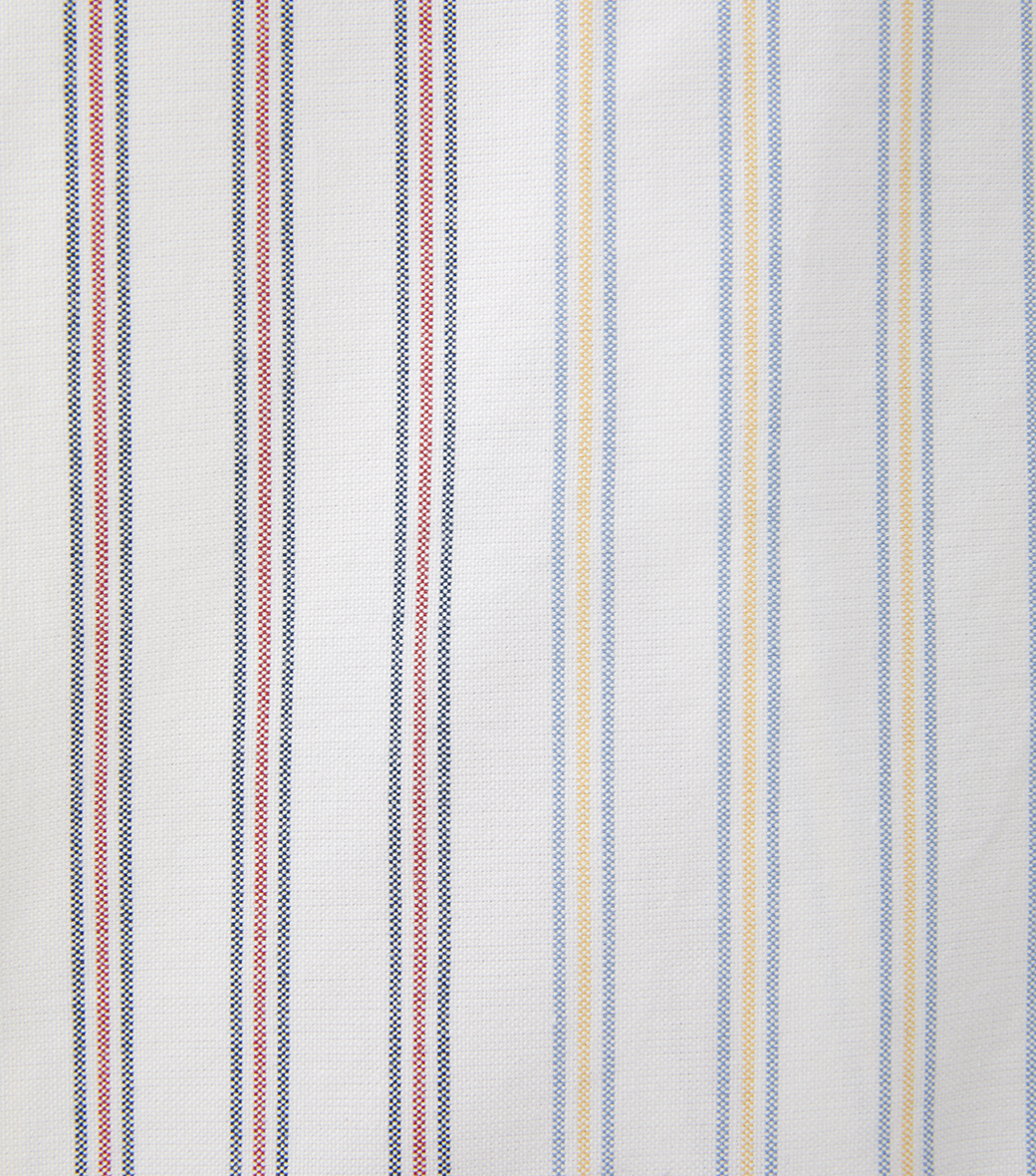 Llege - Multi Stripe Oxford Shirt (Off White) product image 5 | TRAB K-Fashion Australia