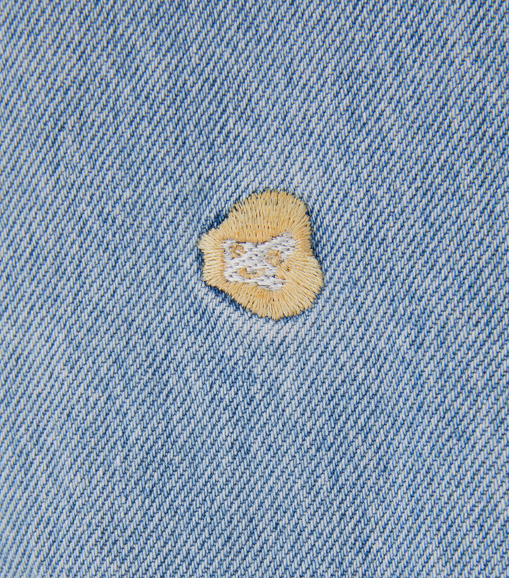 Llege - Destroyed Denim Harrington (Light Blue) product image 3 | TRAB K-Fashion Australia