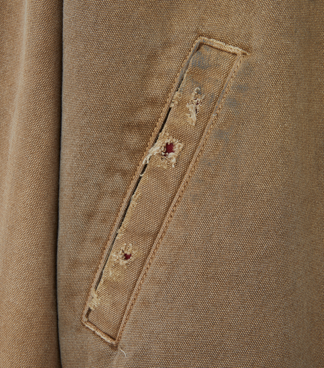 Llege - Destroyed Denim Harrington (Beige) product image 5 | TRAB K-Fashion Australia