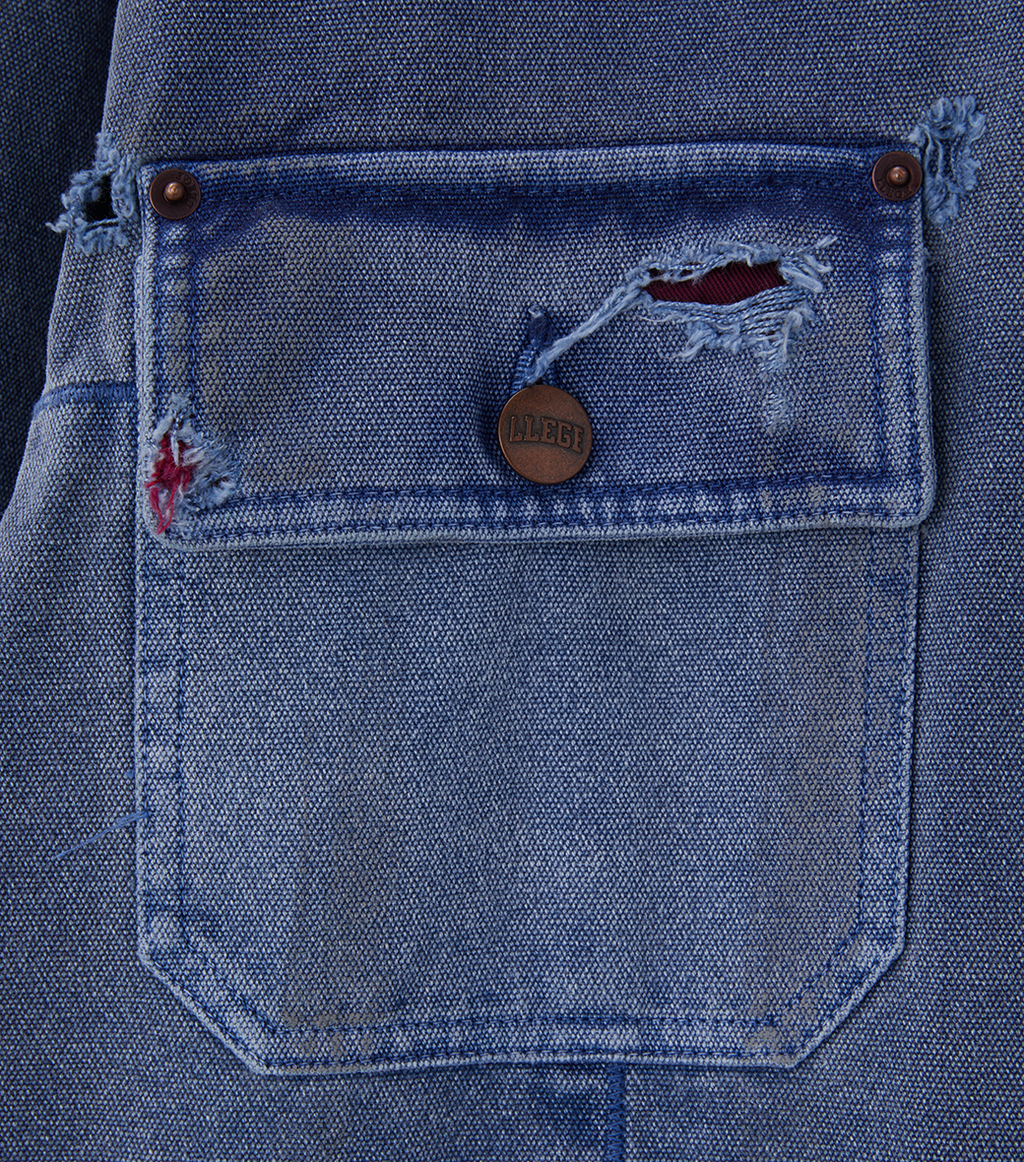 Llege - Damaged Work Jacket (Blue) product image 3 | TRAB K-Fashion Australia