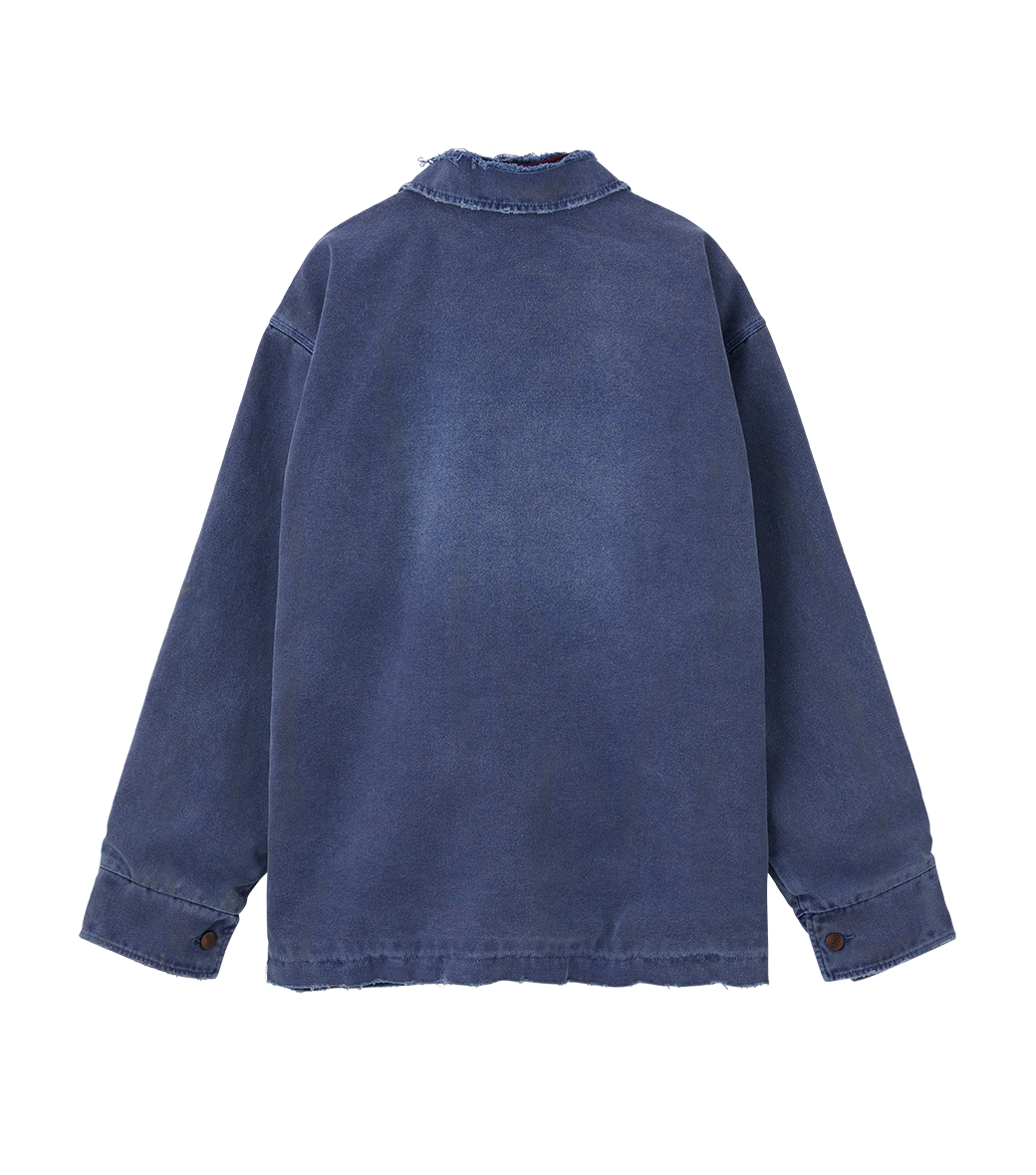 Llege - Damaged Work Jacket (Blue) product image 2 | TRAB K-Fashion Australia