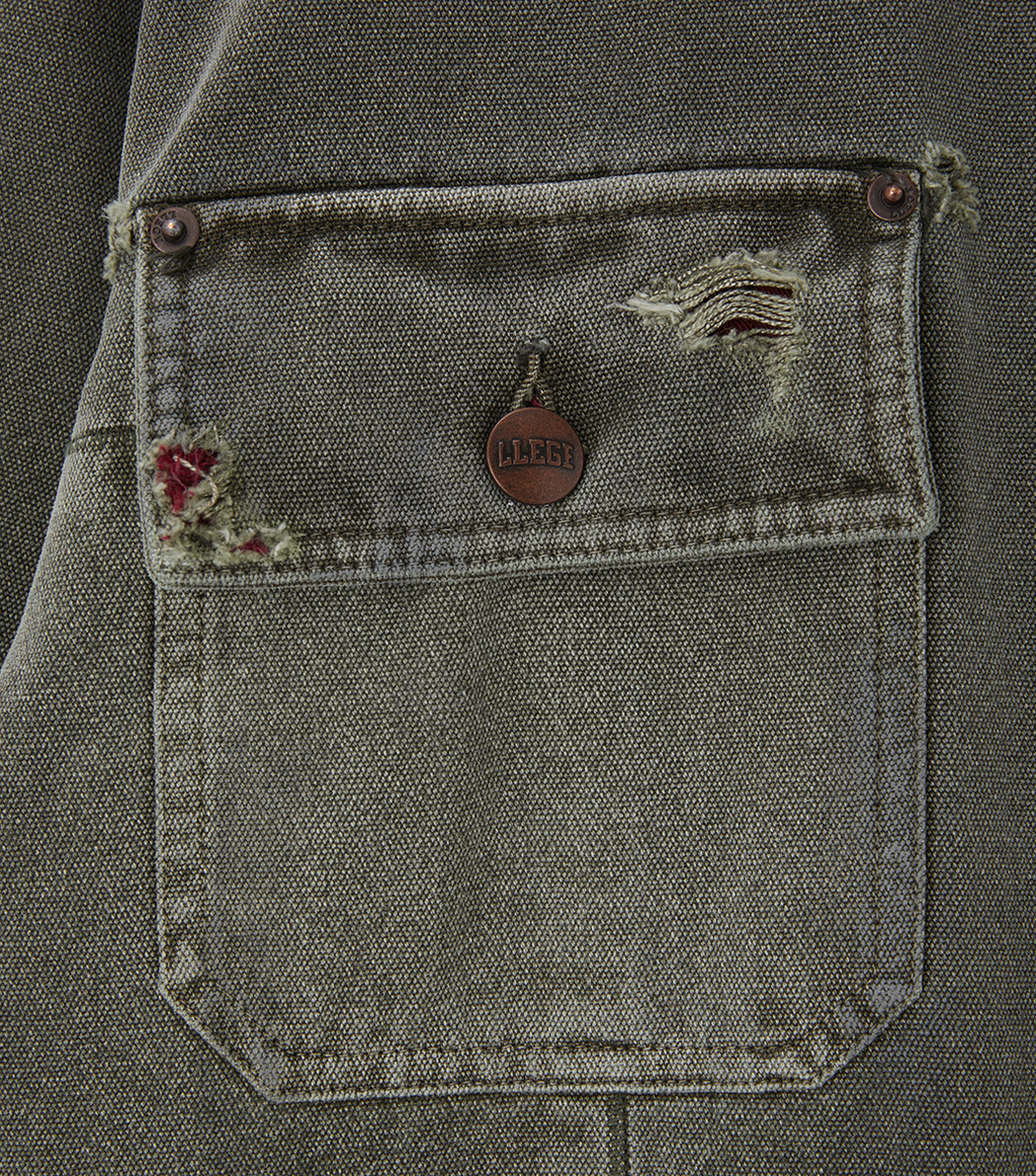 Llege - Damaged Work Jacket (Grey) product image 3 | TRAB K-Fashion Australia