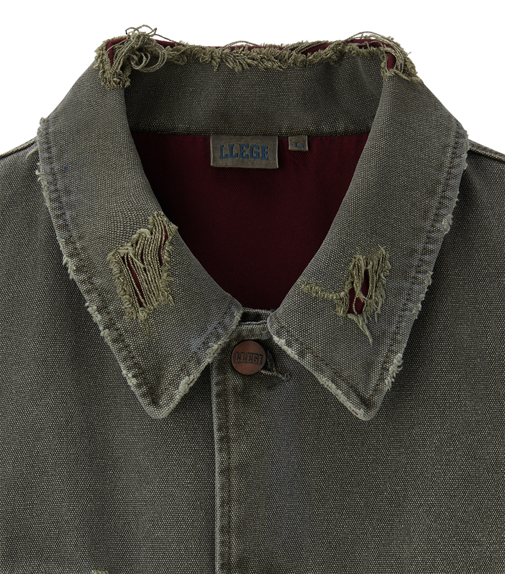 Llege - Damaged Work Jacket (Grey) product image 5 | TRAB K-Fashion Australia