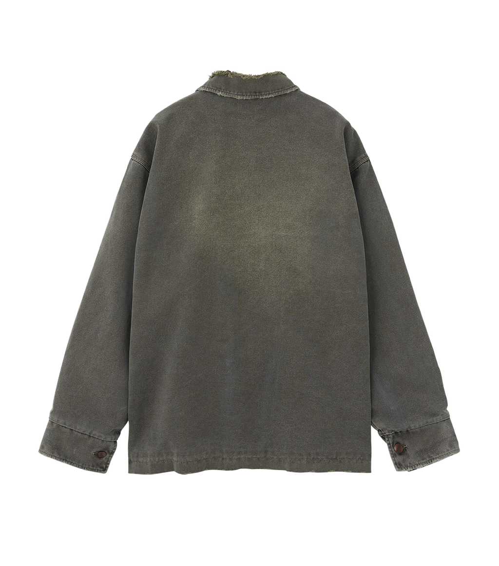 Llege - Damaged Work Jacket (Grey) product image 2 | TRAB K-Fashion Australia