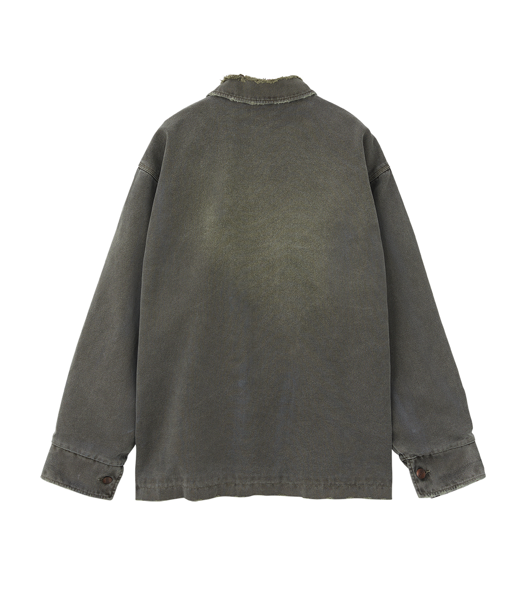 Llege - Damaged Work Jacket (Grey) product image 2 | TRAB K-Fashion Australia