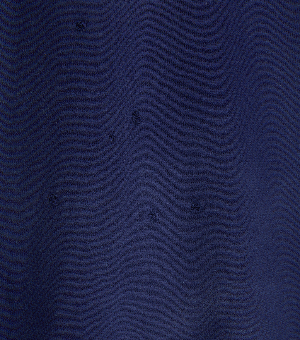 Llege - Garment Dyed Cube Logo Sweatshirt (Navy) product image 5 | TRAB K-Fashion Australia