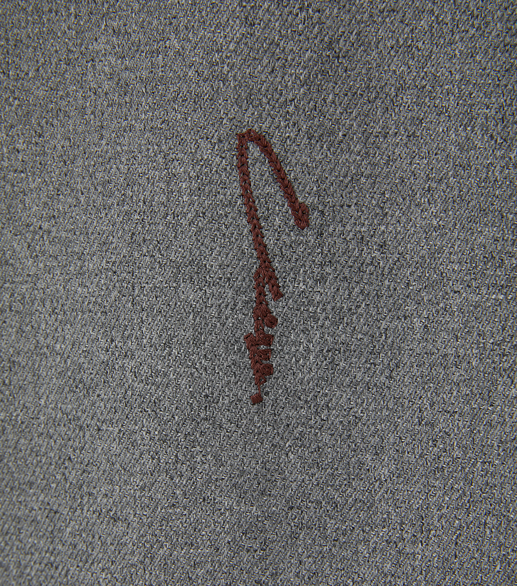 Llege - Embroidery Logo Track Jumper (Grey) product image 3 | TRAB K-Fashion Australia