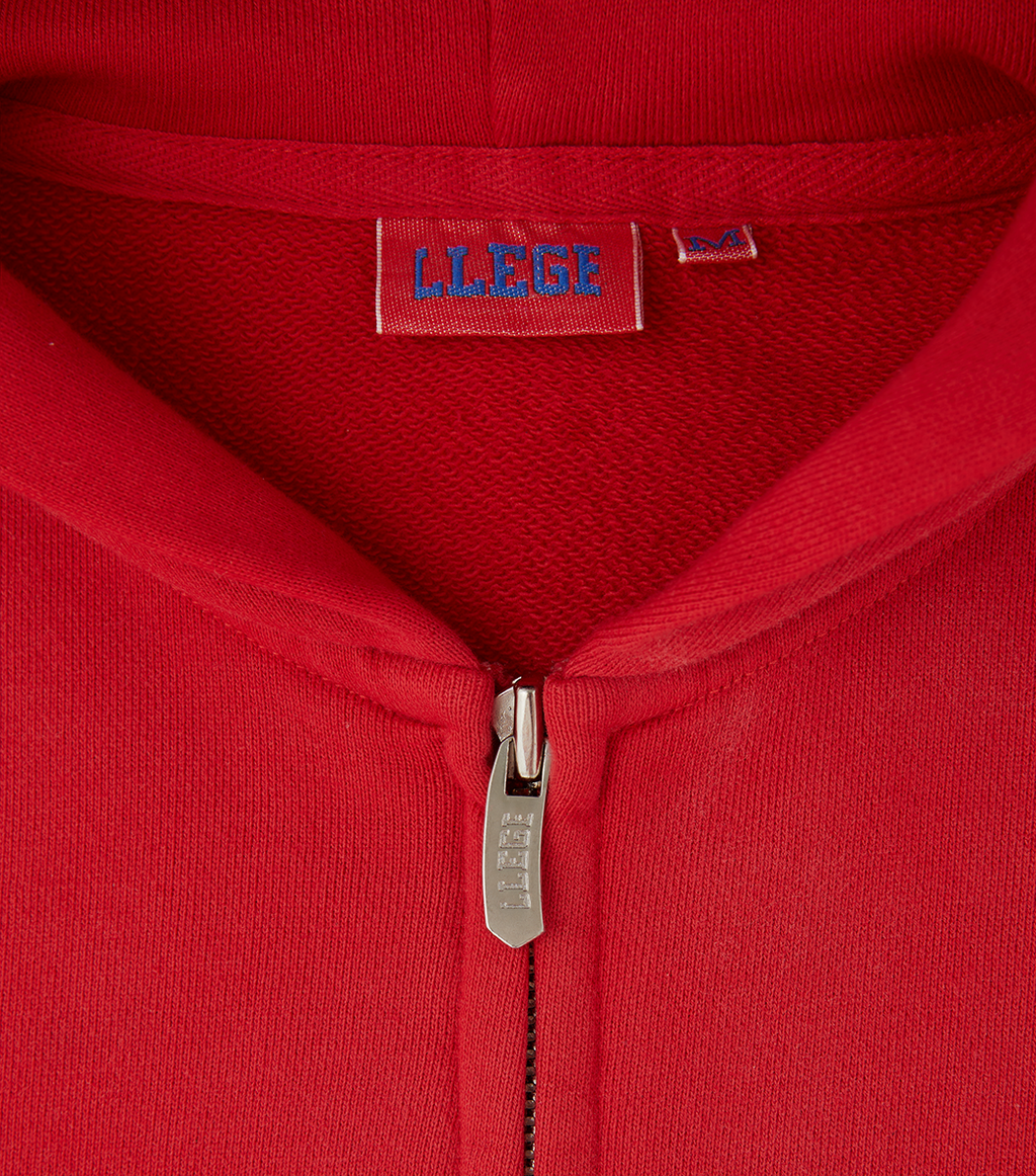 Llege - Garment Dyed Hoodie Jumper (Red) product image 4 | TRAB K-Fashion Australia