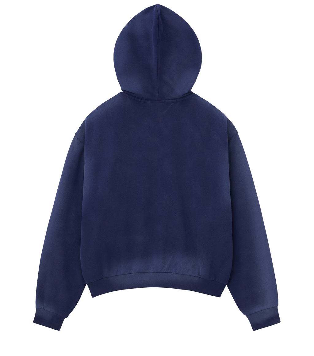 Llege - Garment Dyed Hoodie (Navy) product image 2 | TRAB K-Fashion Australia