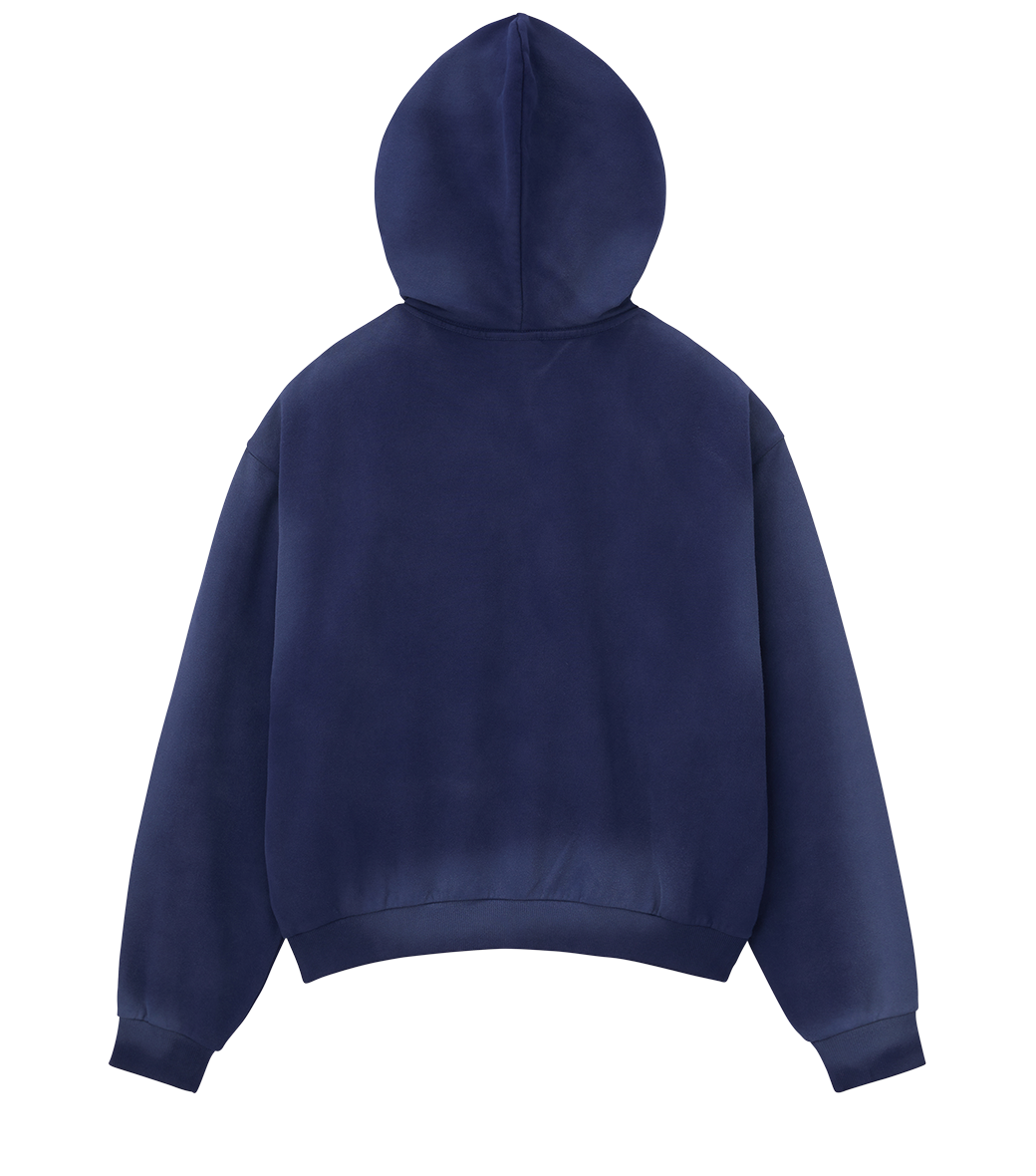 Llege - Garment Dyed Hoodie (Navy) product image 2 | TRAB K-Fashion Australia
