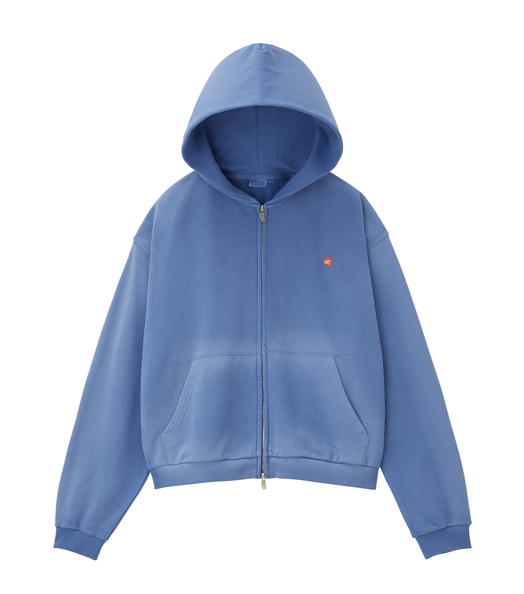 Llege - Garment Dyed Hoodie Jumper (Blue) product image 1 | TRAB K-Fashion Australia